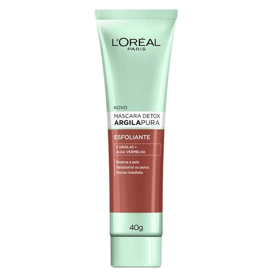 LÓRÉAL PARIS Máscara Facial Detox Argila Pura Esfoliante Translation missing: pt-BR.activerecord.decorators.item_part_image/alt