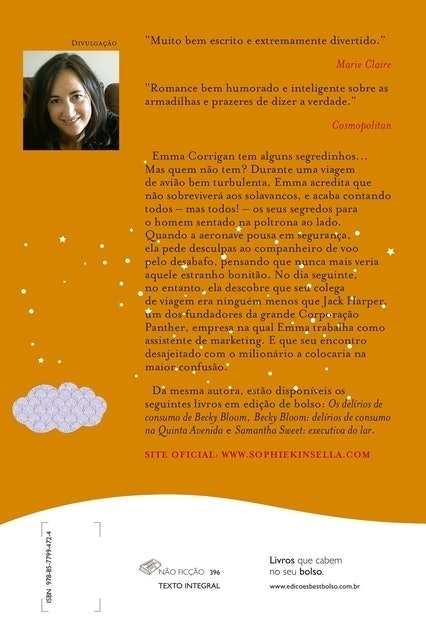 SOPHIE KINSELLA O Segredo de Emma Corrigan Translation missing: pt-BR.activerecord.decorators.item_part_image/alt
