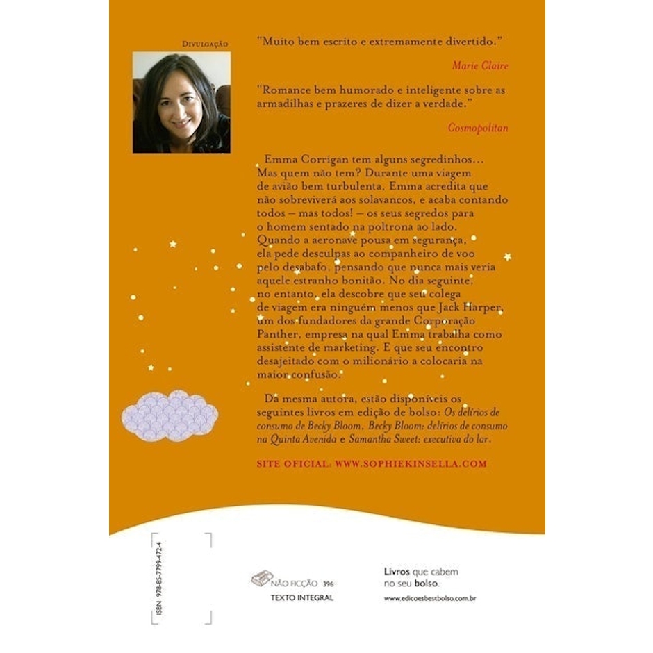 SOPHIE KINSELLA O Segredo de Emma Corrigan Translation missing: pt-BR.activerecord.decorators.item_part_image/alt