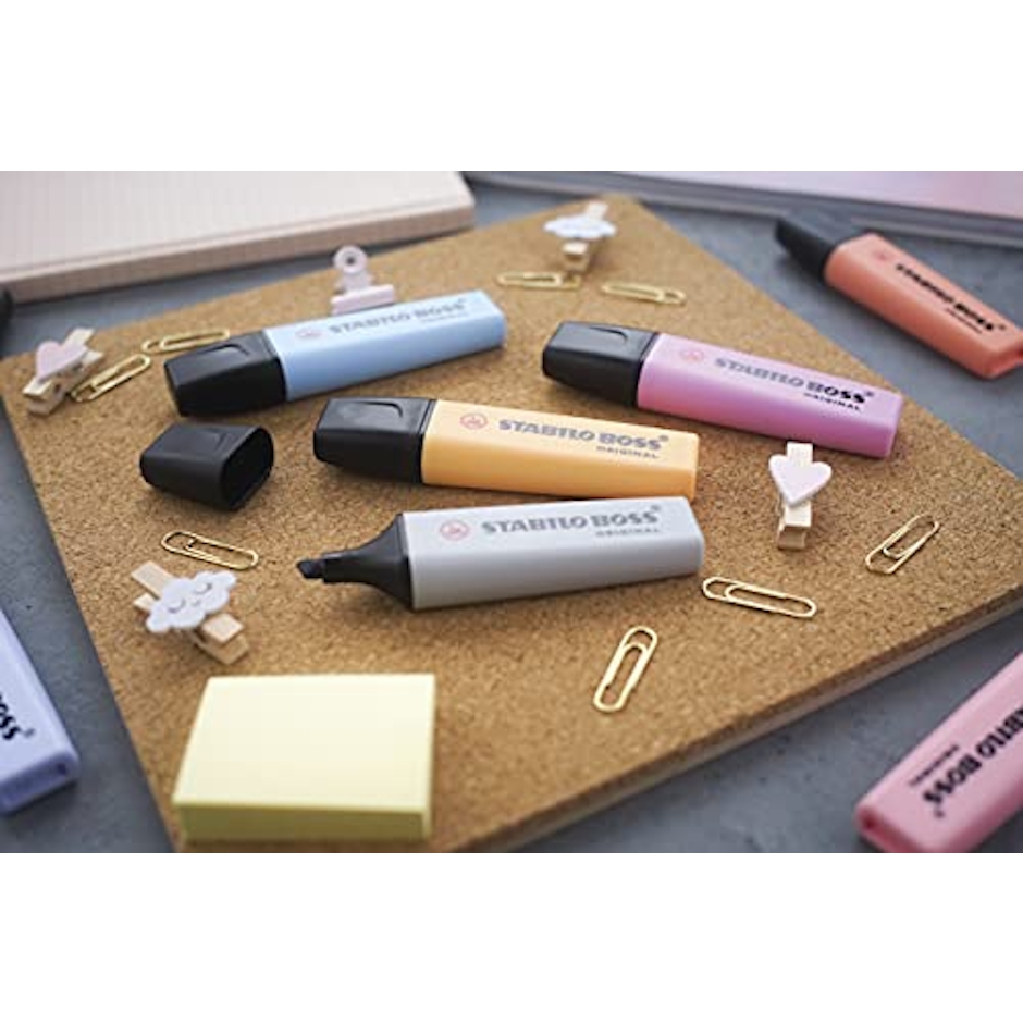 STABLIO BOSS Marca Texto 4 Cores Pastel Translation missing: pt-BR.activerecord.decorators.item_part_image/alt