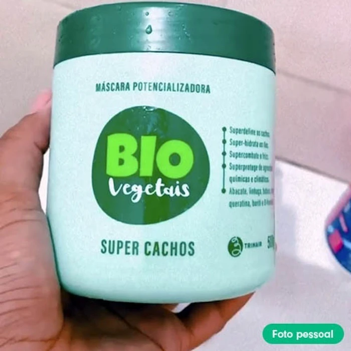 TRIHAIR Máscara Potencializadora Super Cachos Biovegetais Translation missing: pt-BR.activerecord.decorators.item_part_image/alt