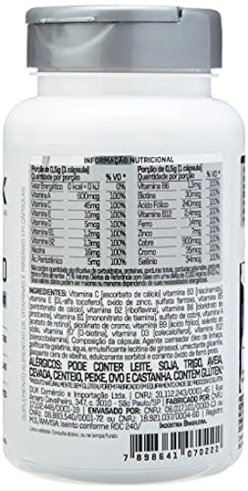 DUX NUTRITION LAB Multivitamínico Esportivo Translation missing: pt-BR.activerecord.decorators.item_part_image/alt