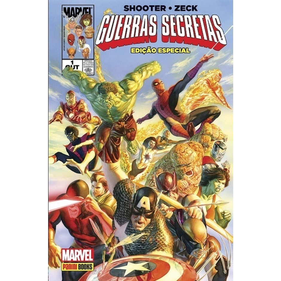 JIM SHOOTER Guerras Secretas (1984) Translation missing: pt-BR.activerecord.decorators.item_part_image/alt