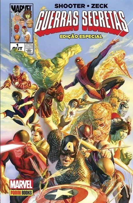 JIM SHOOTER Guerras Secretas (1984) Translation missing: pt-BR.activerecord.decorators.item_part_image/alt