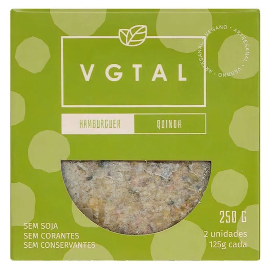 VGTAL Foods Hambúrguer de Quinoa e Espinafre Translation missing: pt-BR.activerecord.decorators.item_part_image/alt