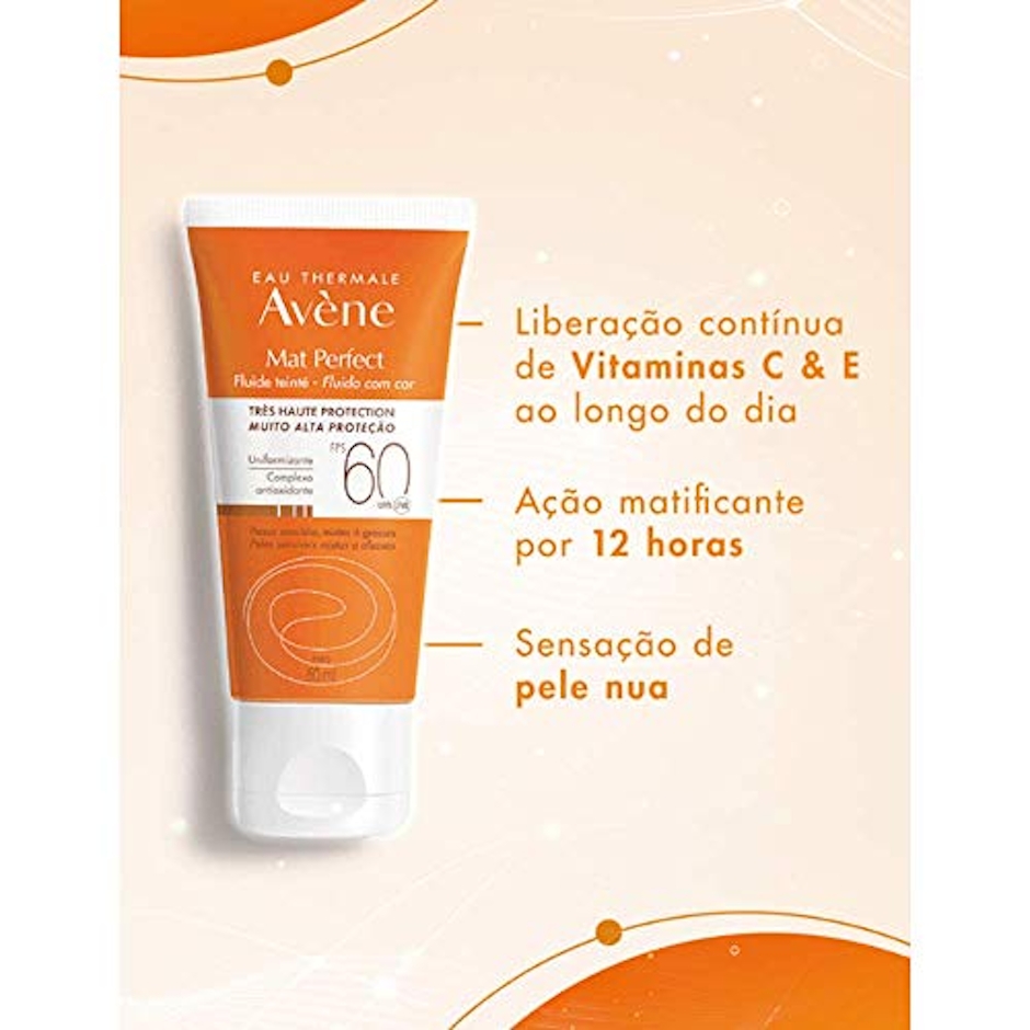 AVÈNE Protetor Solar Facial Matte Perfect Com Cor Translation missing: pt-BR.activerecord.decorators.item_part_image/alt