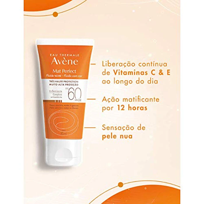AVÈNE Protetor Solar Facial Matte Perfect Com Cor Translation missing: pt-BR.activerecord.decorators.item_part_image/alt