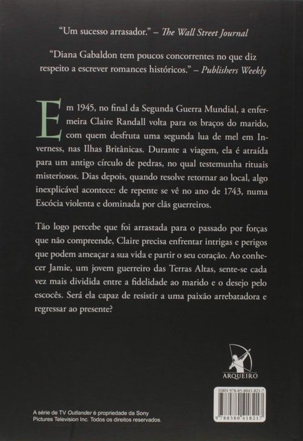ROMANCE Outlander - A Viajante do Tempo (Livro 1) Translation missing: pt-BR.activerecord.decorators.item_part_image/alt
