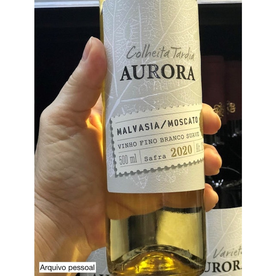 AURORA Vinho Branco Colheita Tardia Aurora Malvasia e Moscato Translation missing: pt-BR.activerecord.decorators.item_part_image/alt