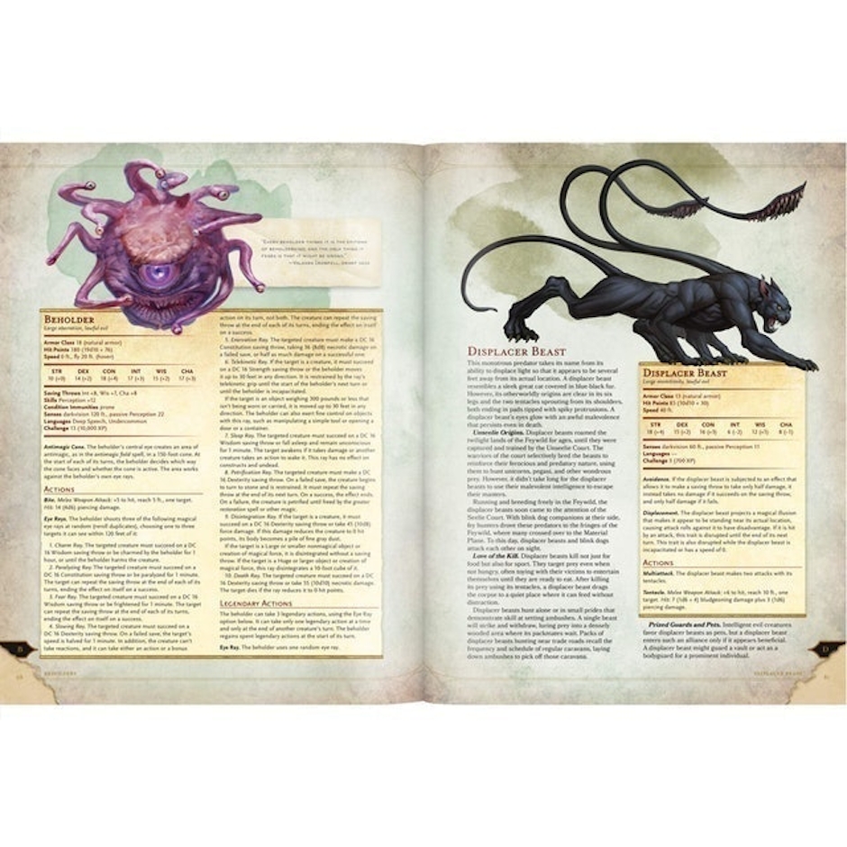 WIZARDS OF THE COAST Dungeons & Dragons Monster Manual (Inglês) Translation missing: pt-BR.activerecord.decorators.item_part_image/alt