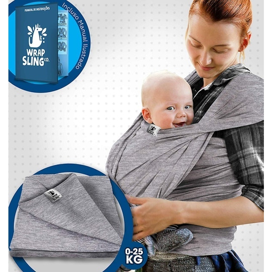 WRAP SLING CO. Sling Bebê Canguru Wrap Translation missing: pt-BR.activerecord.decorators.item_part_image/alt