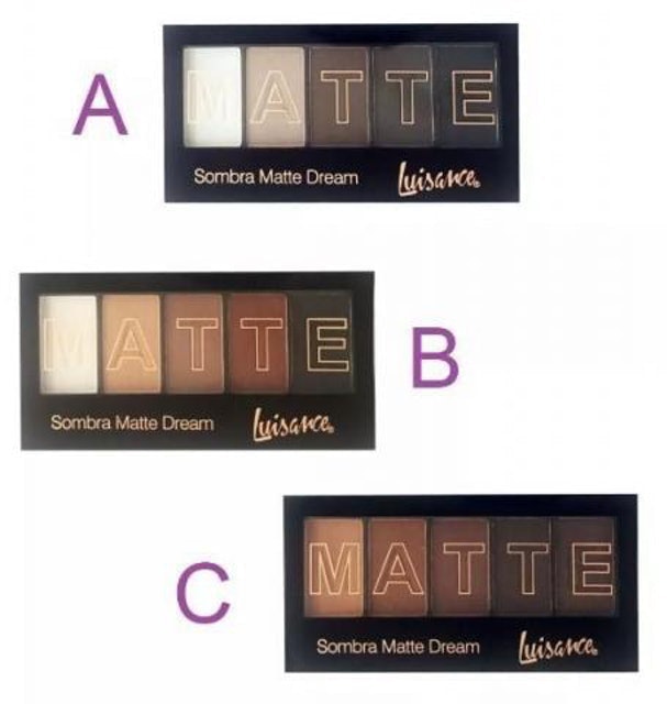 LUISANCE Paleta Sombras Matte Dream Cor B Translation missing: pt-BR.activerecord.decorators.item_part_image/alt