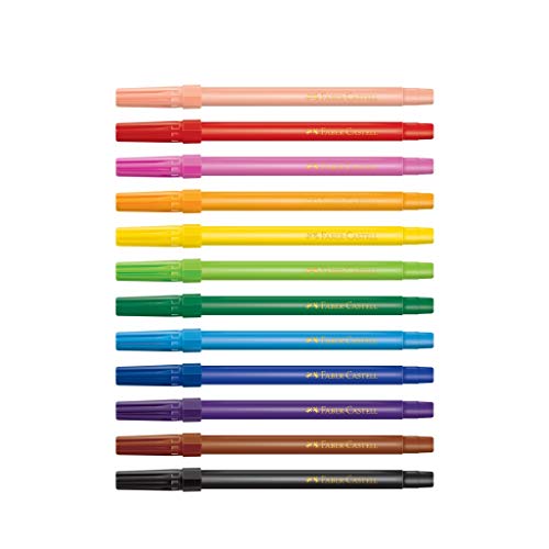 FABER CASTELL Canetinha Hidrográfica 12 Cores Translation missing: pt-BR.activerecord.decorators.item_part_image/alt