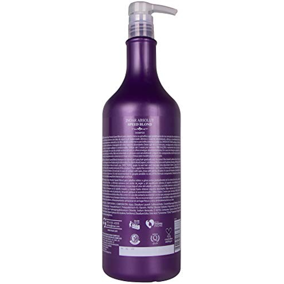 INOAR Shampoo Absolut Speed Blond 1 Litro Translation missing: pt-BR.activerecord.decorators.item_part_image/alt