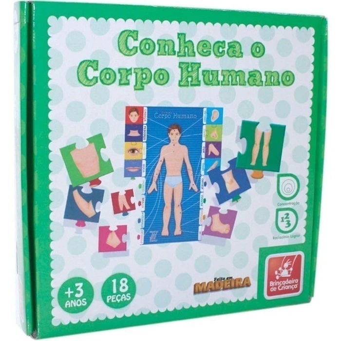 BRINCADEIRA DE CRIANÇA Conheça o Corpo Humano Translation missing: pt-BR.activerecord.decorators.item_part_image/alt