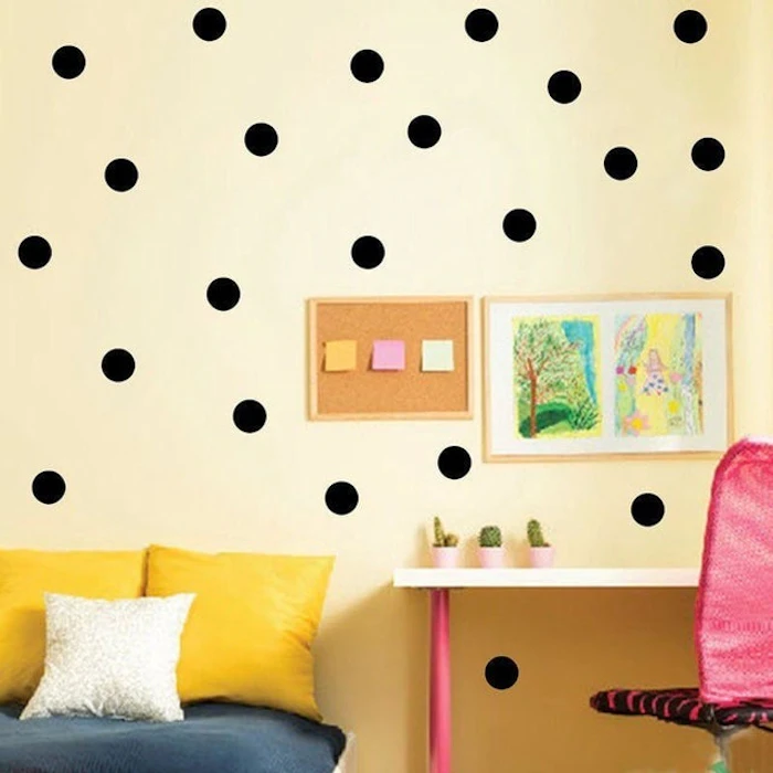DECORAMIX Adesivo de Parede Bolas Divertidas Preto Translation missing: pt-BR.activerecord.decorators.item_part_image/alt