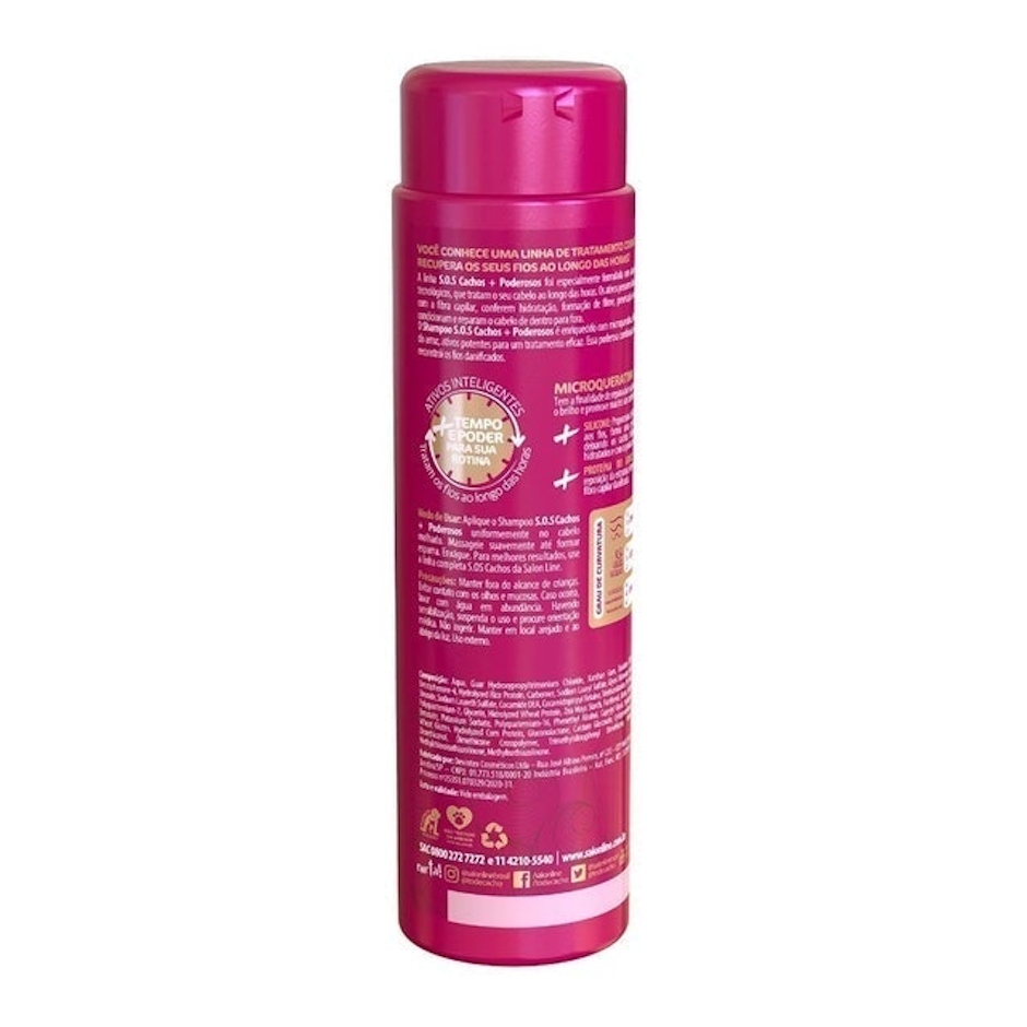 SALON LINE Shampoo SOS Cachos + Poderosos Translation missing: pt-BR.activerecord.decorators.item_part_image/alt
