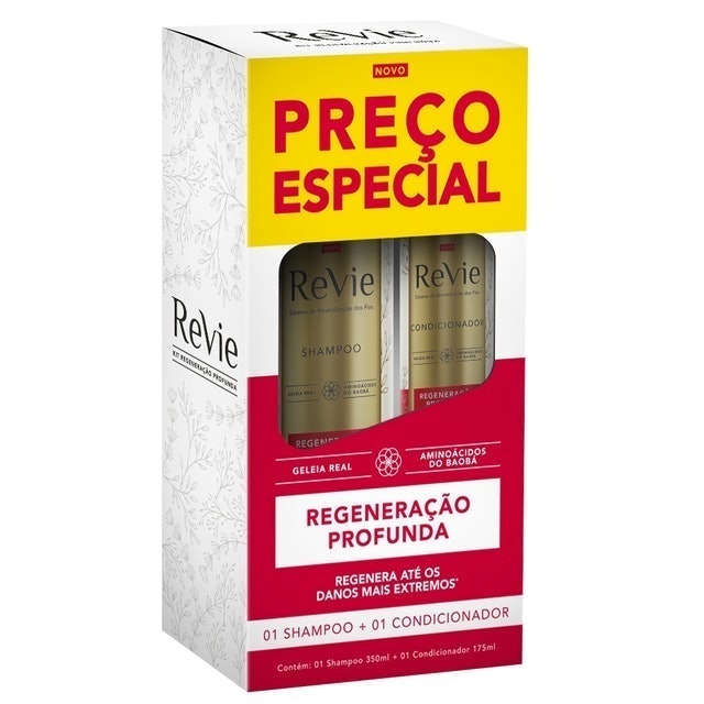 REVIE Shampoo e Condicionador Revie Regeneração Profunda Translation missing: pt-BR.activerecord.decorators.item_part_image/alt