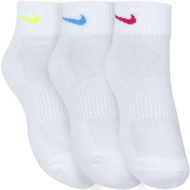 NIKE Meias Cano Médio Cushioned Ankle 3 Pares Translation missing: pt-BR.activerecord.decorators.item_part_image/alt