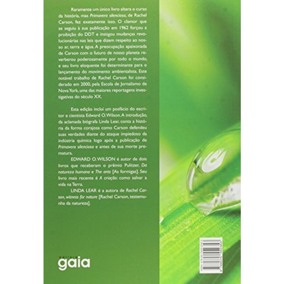 EDITORA GAIA Primavera Silenciosa Translation missing: pt-BR.activerecord.decorators.item_part_image/alt