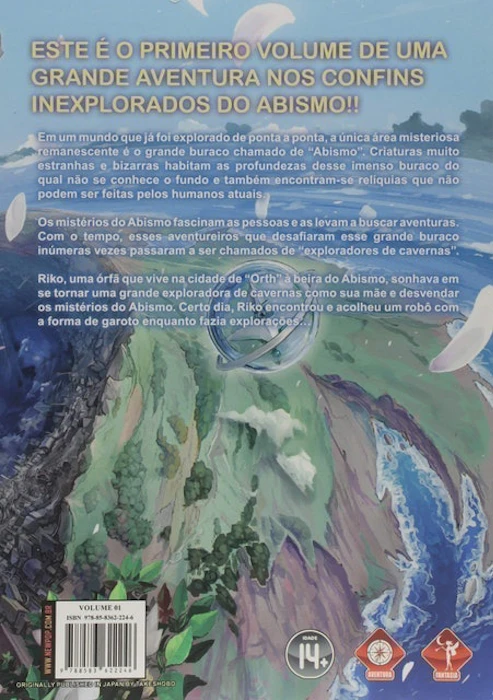 AKIHITO TSUKUSHI Made in Abyss Volume 1 Translation missing: pt-BR.activerecord.decorators.item_part_image/alt