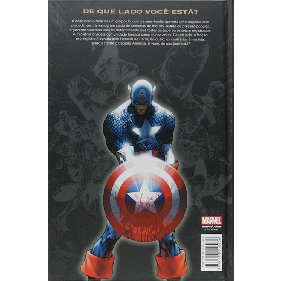 MARK MILLAR Guerra Civil Translation missing: pt-BR.activerecord.decorators.item_part_image/alt