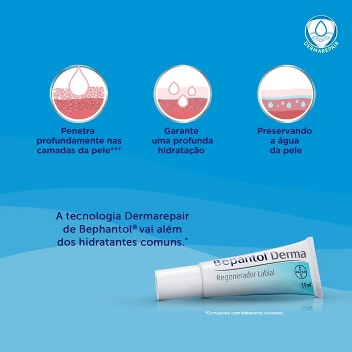 BAYER Hidratante Regenerador Labial Bepantol Derma Translation missing: pt-BR.activerecord.decorators.item_part_image/alt