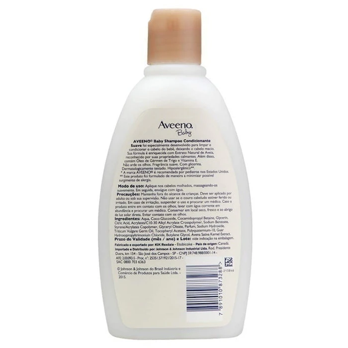 AVEENO BABY Shampoo Condicionante Suave 354 ml Translation missing: pt-BR.activerecord.decorators.item_part_image/alt