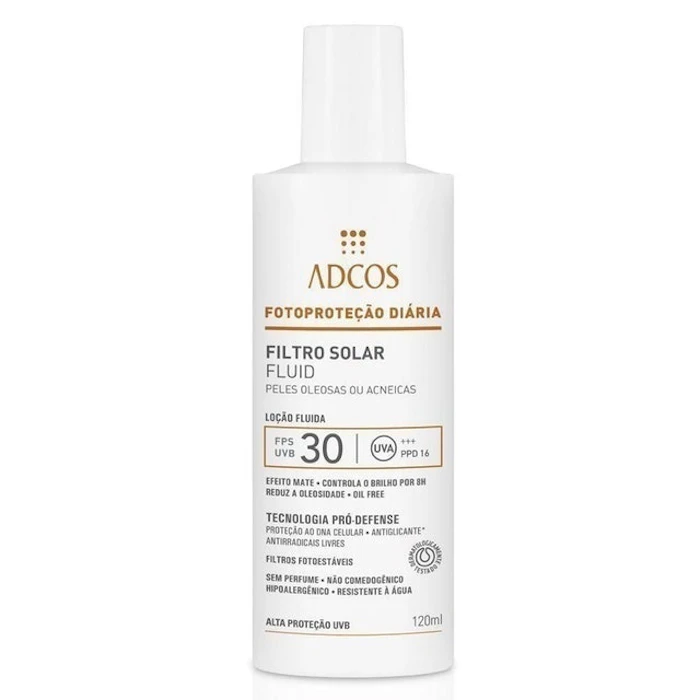 ADCOS Filtro Solar Fluid FPS 30 Translation missing: pt-BR.activerecord.decorators.item_part_image/alt