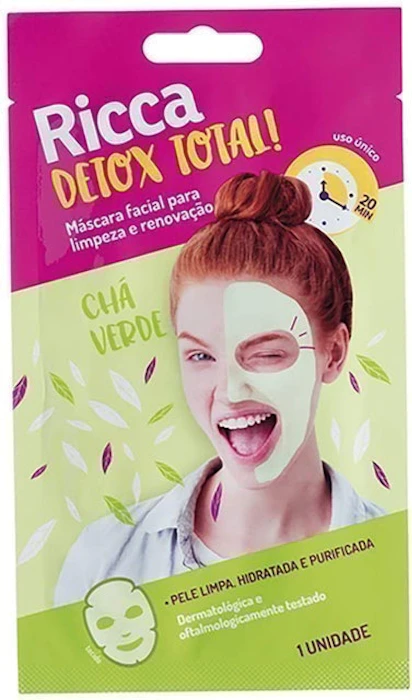 RICCA Máscara Facial Limpeza Detox Total Translation missing: pt-BR.activerecord.decorators.item_part_image/alt
