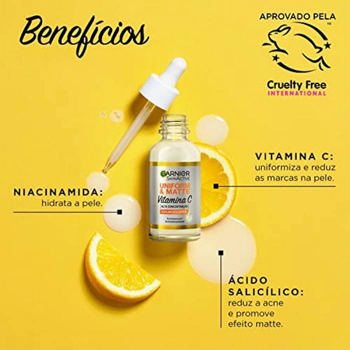 GARNIER Sérum Booster Uniform & Matte Vitamina C Translation missing: pt-BR.activerecord.decorators.item_part_image/alt