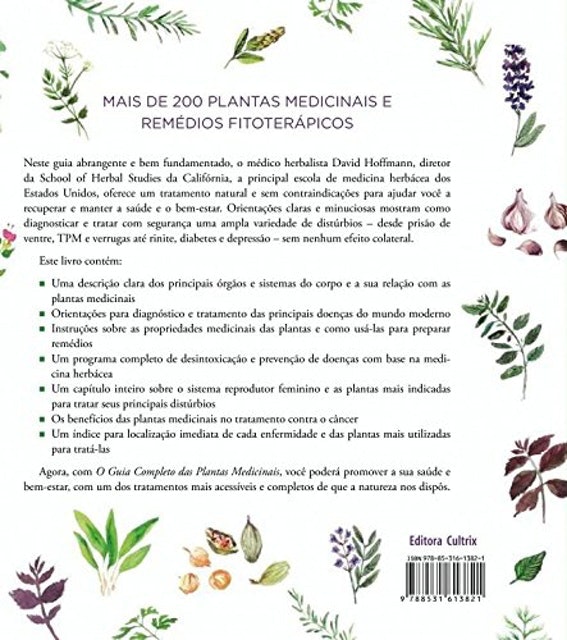 DAVID HOFFMANN O Guia Completo das Plantas Medicinais Translation missing: pt-BR.activerecord.decorators.item_part_image/alt
