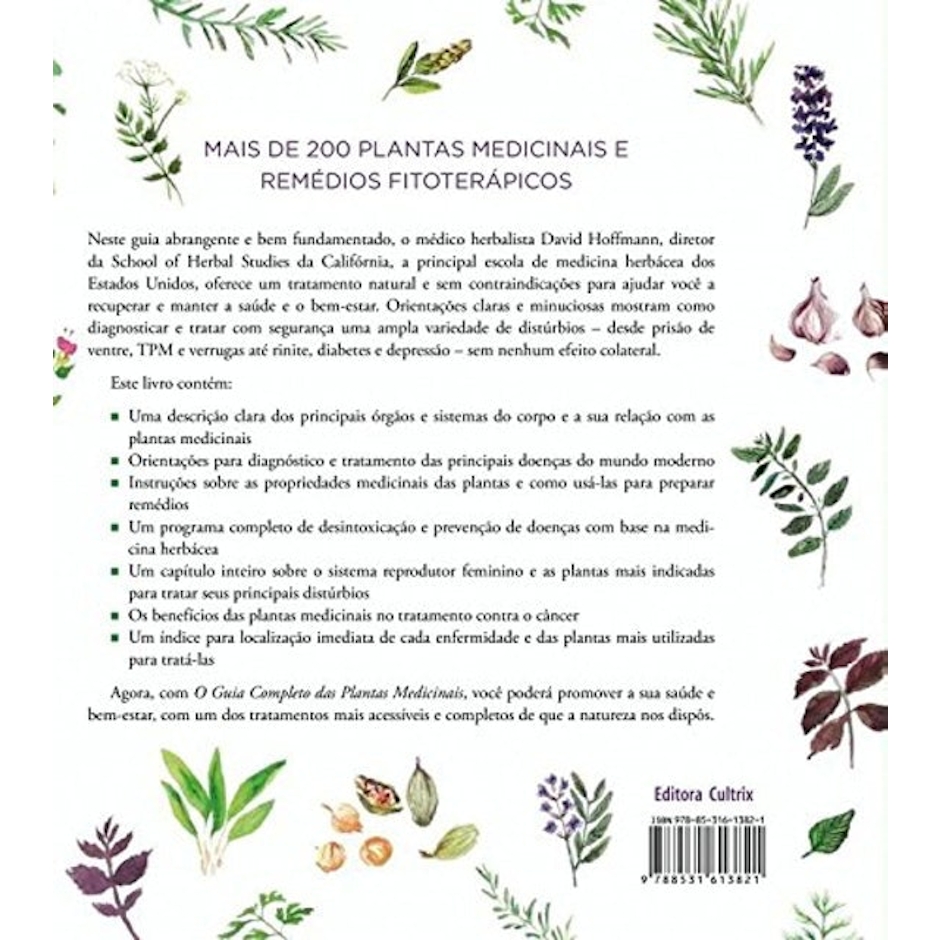 DAVID HOFFMANN O Guia Completo das Plantas Medicinais Translation missing: pt-BR.activerecord.decorators.item_part_image/alt