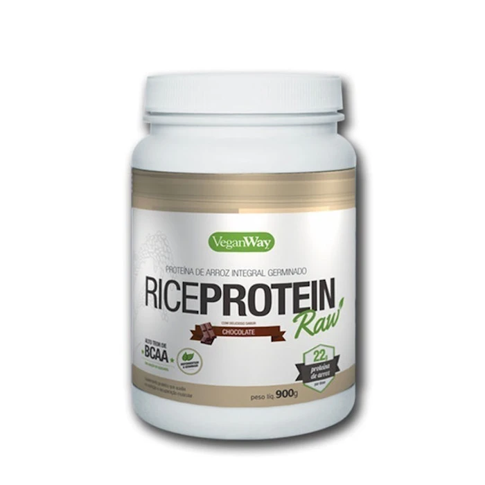 VeganWay Proteína de Arroz Rice Protein Raw Cacau 900g Translation missing: pt-BR.activerecord.decorators.item_part_image/alt