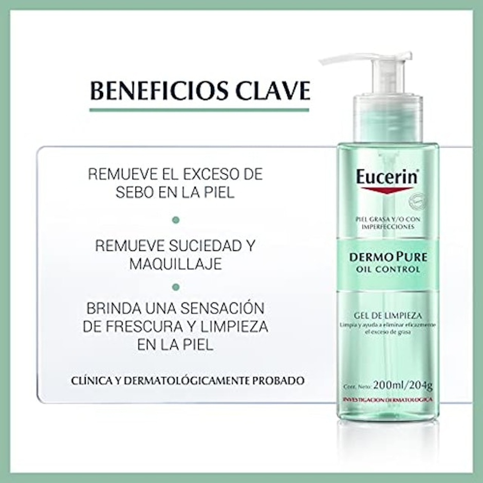 EUCERIN Gel de Limpeza Dermo Pure Oil Control Translation missing: pt-BR.activerecord.decorators.item_part_image/alt