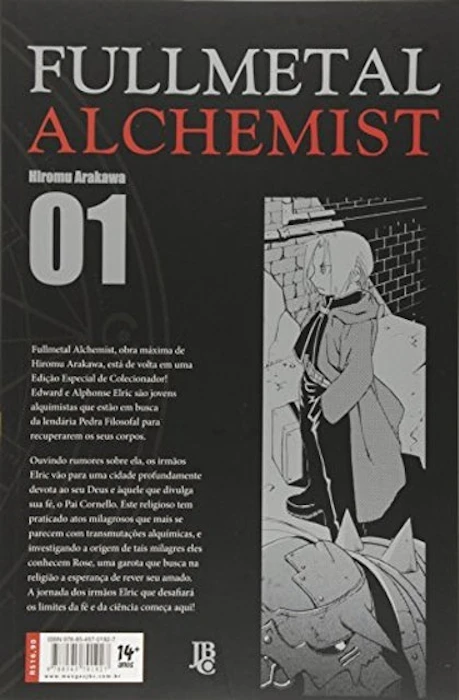 EDITORA JBC Fullmetal Alchemist Translation missing: pt-BR.activerecord.decorators.item_part_image/alt