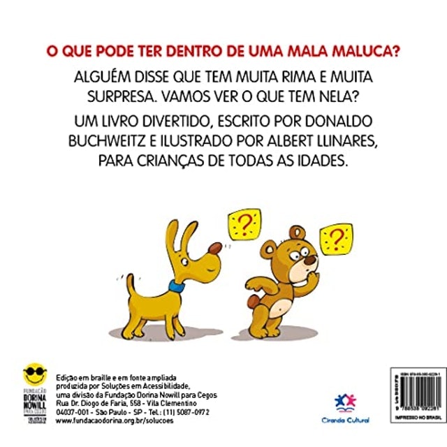Donaldo Buchweitz  A Mala Maluca - Braille Translation missing: pt-BR.activerecord.decorators.item_part_image/alt