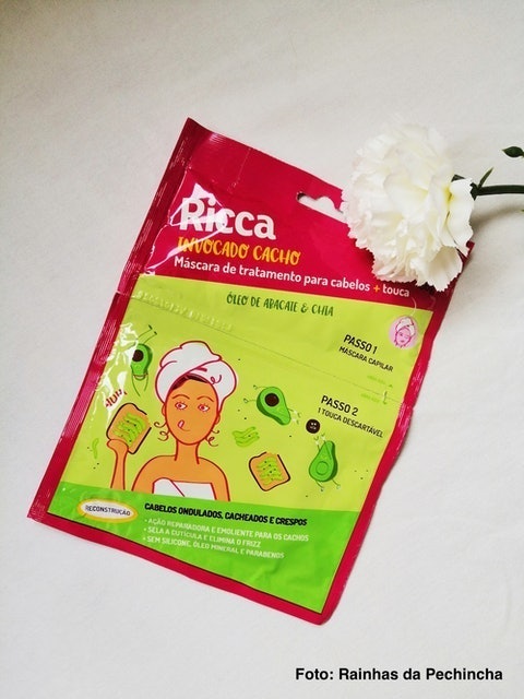 RICCA Máscara Capilar Invocado Cacho Reconstrução Translation missing: pt-BR.activerecord.decorators.item_part_image/alt