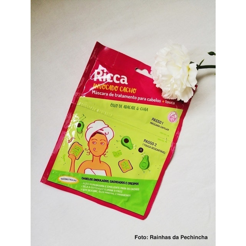 RICCA Máscara Capilar Invocado Cacho Reconstrução Translation missing: pt-BR.activerecord.decorators.item_part_image/alt