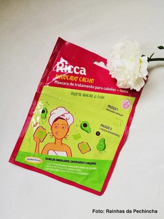 RICCA Máscara Capilar Invocado Cacho Reconstrução Translation missing: pt-BR.activerecord.decorators.item_part_image/alt