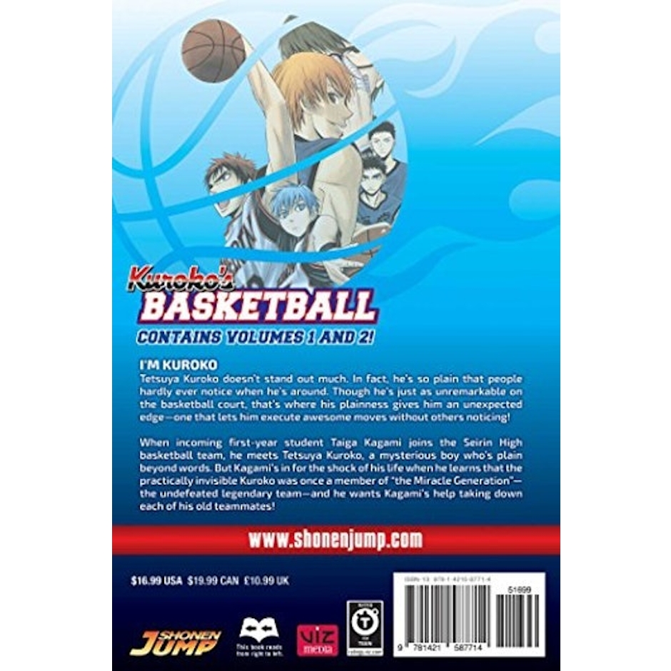PANINI COMICS Kuroko's Basketball (Inglês) Translation missing: pt-BR.activerecord.decorators.item_part_image/alt