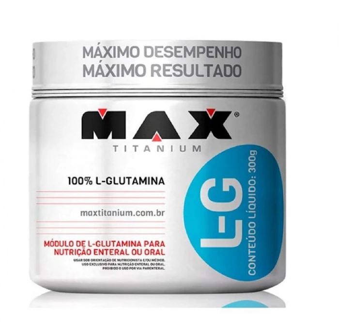 MAX TITANIUM Glutamina L-G Translation missing: pt-BR.activerecord.decorators.item_part_image/alt