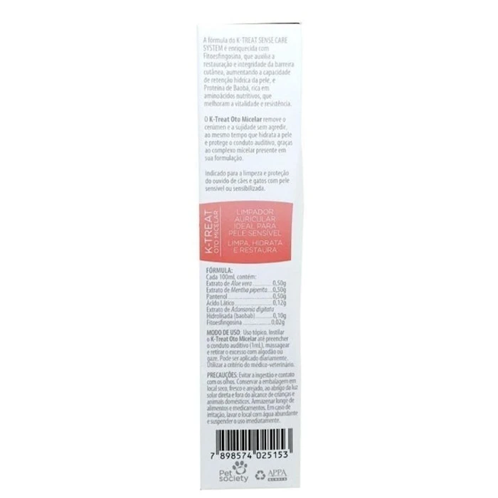 SOFT CARE Solução Auricular K-Treat Oto Micelar 100ml Translation missing: pt-BR.activerecord.decorators.item_part_image/alt