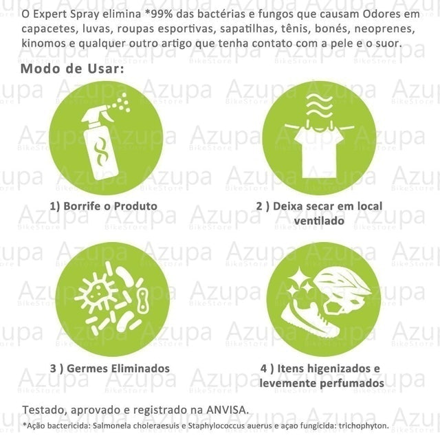 EXPERT Spray Anti-Odor Clean Sports Antibacterial Translation missing: pt-BR.activerecord.decorators.item_part_image/alt