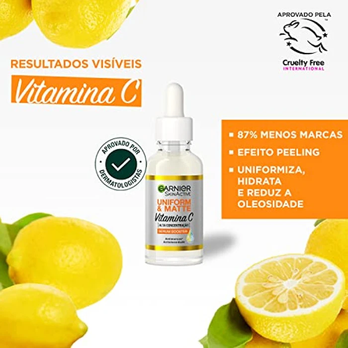 GARNIER Sérum Booster Uniform & Matte Vitamina C Translation missing: pt-BR.activerecord.decorators.item_part_image/alt