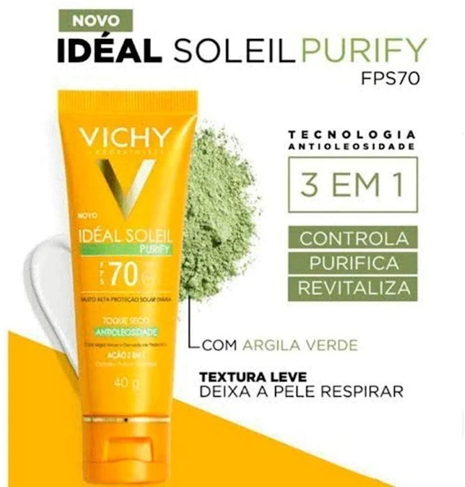 VICHY Idéal Soleil Purify Translation missing: pt-BR.activerecord.decorators.item_part_image/alt