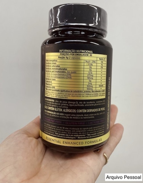 ESSENTIAL NUTRITION Coenzima Q10 com Ômega 3 TG Translation missing: pt-BR.activerecord.decorators.item_part_image/alt