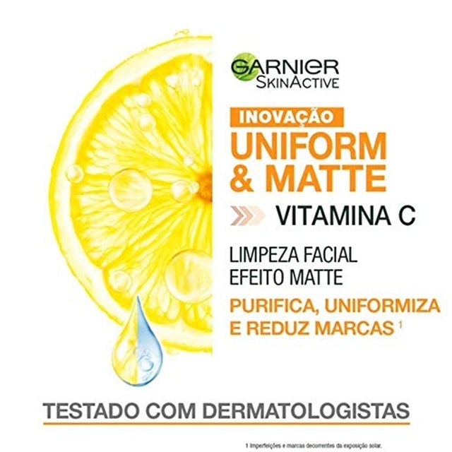 GARNIER Sabonete Líquido Facial SkinActive Uniform & Matte Translation missing: pt-BR.activerecord.decorators.item_part_image/alt