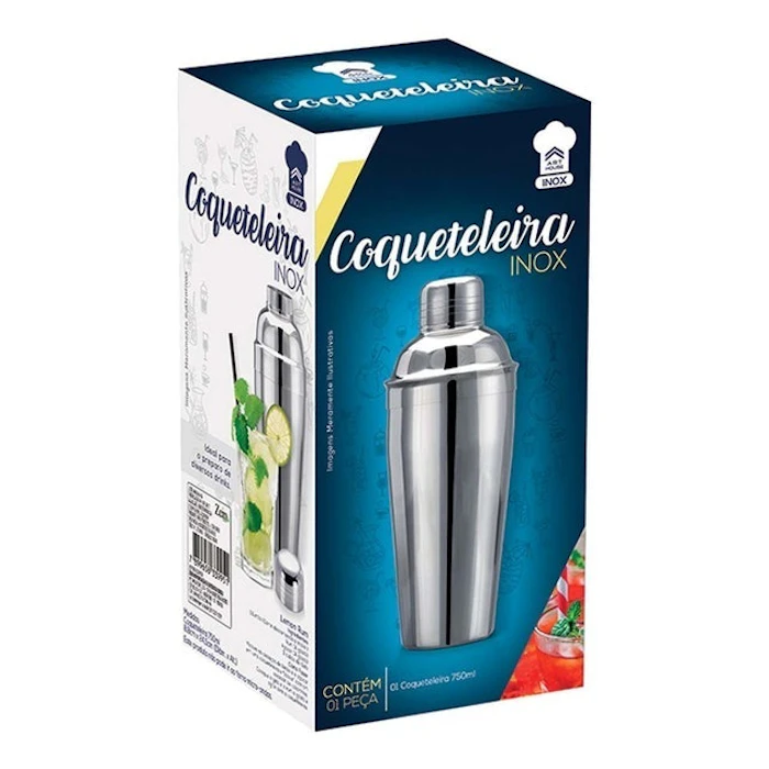 ART HOUSE Coqueteleira Inox 750ml 3 Peças Translation missing: pt-BR.activerecord.decorators.item_part_image/alt