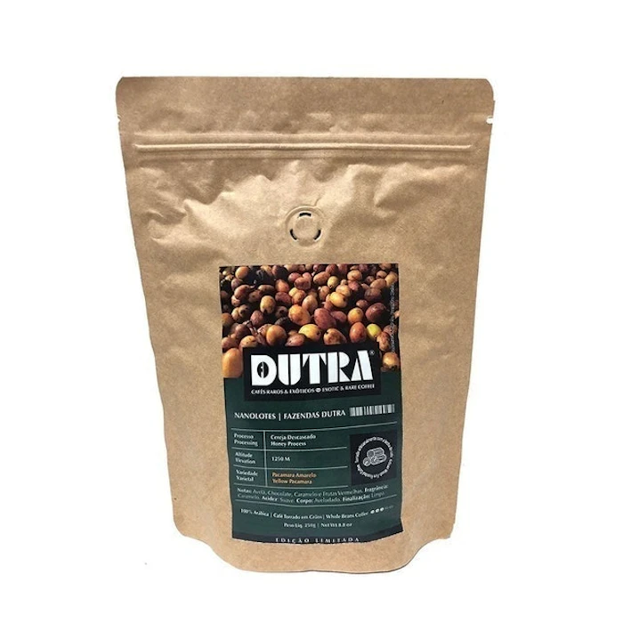 DUTRA Café Especial Dutra Nanolote Pacamara Amarelo 250g Translation missing: pt-BR.activerecord.decorators.item_part_image/alt